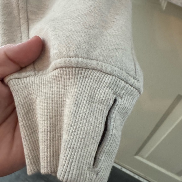 Lululemon Athletica Heather Gray Women's Scuba Half Zip Hoodie - Picture 4 of 10